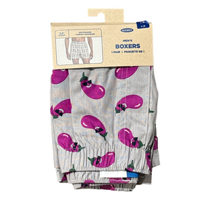 Mens Eggplants With Sunglasses Boxer Shorts - Size Large - Old Navy - NWT